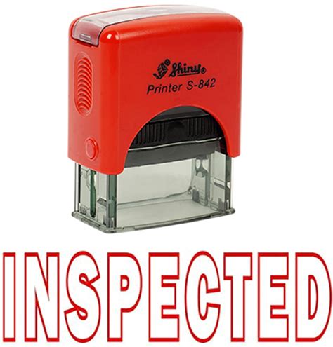 Inspected Self Inking Rubber Stamp Office Stationary Custom Stamp