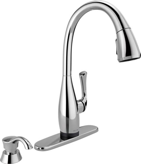 Whether you like the classic look of. Single Handle Pull-Down Kitchen Faucet with Touch2O ...