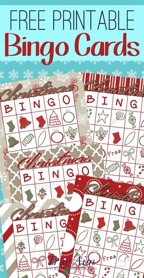 Free Printable Christmas Bingo Game Christmas Bingo Christmas Bingo