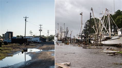 Hurricane Florence Stunning Before And After Pics From The Nc Coast