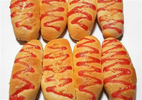 Resep Roti Lonjong Selai Stroberi Oleh Khalfi Adhistiana Putri Cookpad