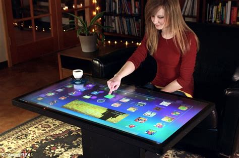 Giant Ideum Touchscreen Table Will Play Games Apps And Control Smart