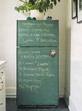 How To Paint A Refrigerator With Chalkboard Paint Images