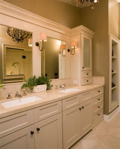 When remodeling, hire a home improvement contractor to maximize bathroom storage space. Undermount Bathroom Sink Design Ideas We Love