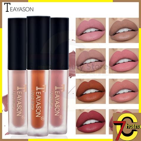 Jual Teayason Natural Matte Liquid Lipstick Lip Glaze Lip Gloss Lipstik