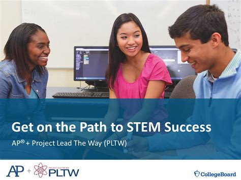 V Get On The Path To Stem Success Ap Project Lead The Way Pltw