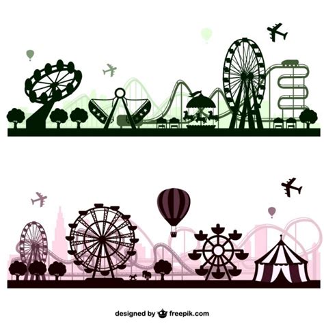 Amusement Park Vector at Vectorified.com | Collection of Amusement Park Vector free for personal use