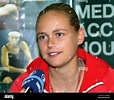 German tennis professional Anna-Lena Groenefeld shown during a press ...