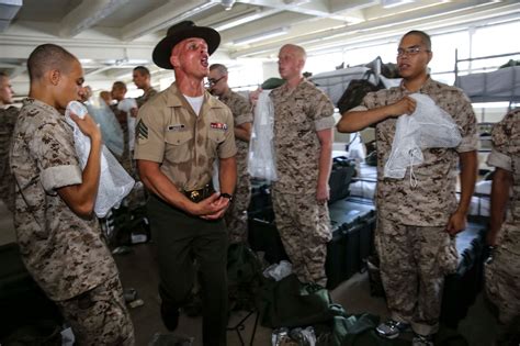 Drill Instructors Set The Tone For Recruit Training At Pick Up United States Marine Corps