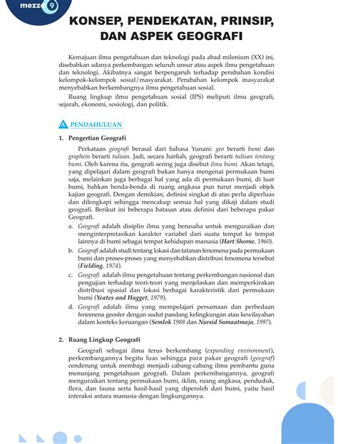 SOLUTION: Materi geografi konsep pendekatan prinsip dan aspek geografi