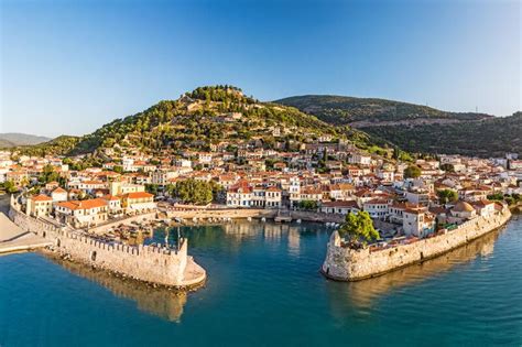 The Port Of Nafpaktos Greece Stock Image Image Of Architecture
