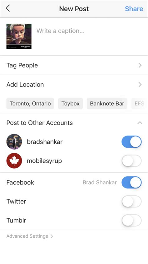 Instagram Now Lets You Post To Multiple Accounts At The Same Time