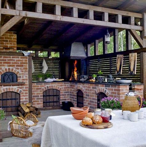 40 Outdoor Kitchen Pergola Ideas For Covered Backyard Designs