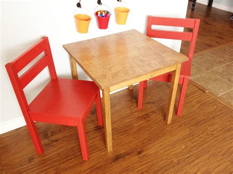 This kahn kids 5 piece table and chair set provides a fun play and workspace in a playroom or bedroom. Ana White | Kids table and chairs - DIY Projects