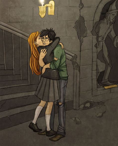 Commission 15 After Battle Harry And Ginny Harry Potter Artwork Harry Potter Drawings