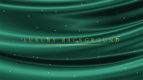 Luxury Emerald Green Background Template For Awarding Or Ceremony