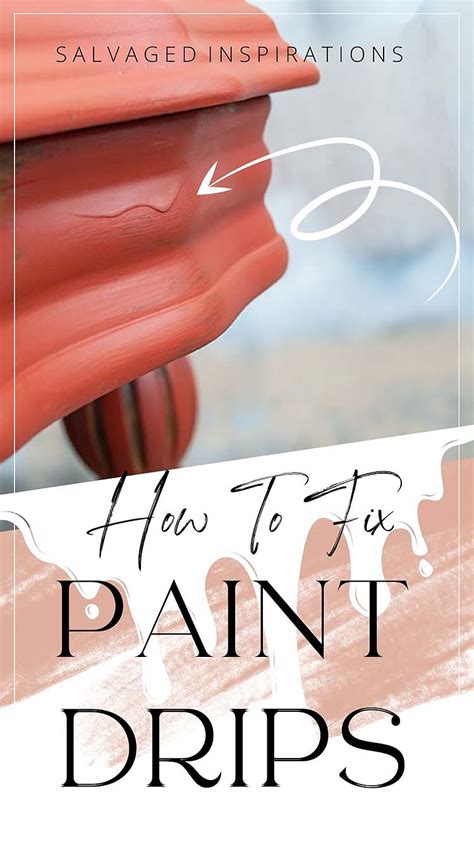 How To Fix Paint Drips Dream Cheeky