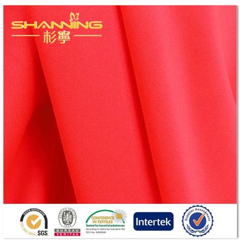 Supply 92 Polyester 8 Spandex Antimicrobial Function Jersey Fabric