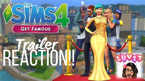The Sims 4 Get Famous Trailer Reaction Impazziamo Insieme Youtube
