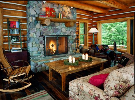 We've put together 55 such examples. Log Home Interior Design