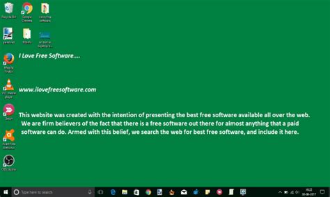 How To Set Text As Desktop Background In Windows 10