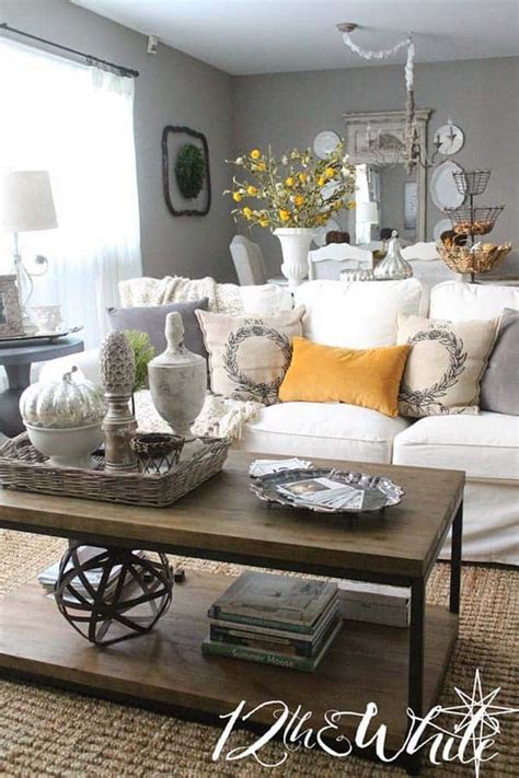 30 Beautiful Fall Inspired Living Room Designs