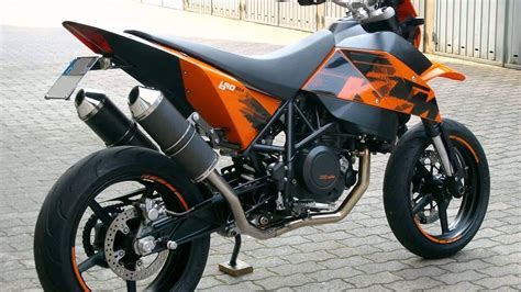 Ok it's not really for competition use but as road going supermoto bikes go the new ktm 690 is king. ktm 690 supermoto - YouTube