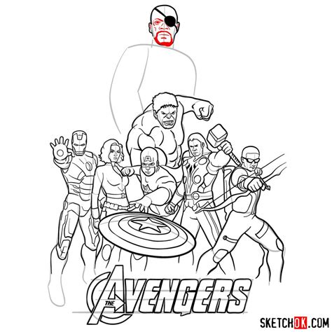 Maybe you would like to learn more about one of these? How to draw The Avengers (new) - SketchOk - step-by-step drawing tutorials