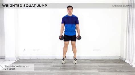 Weighted Jump Squat Youtube