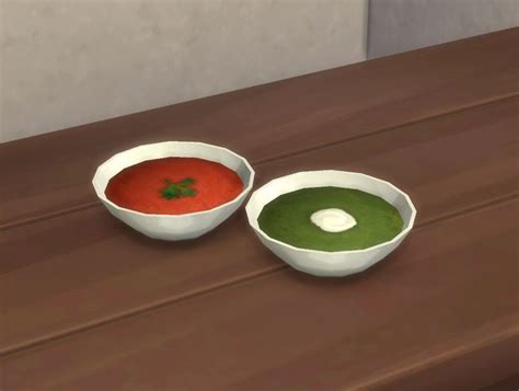 Two Soups Custom Food Interactions Sims 4 Sims Food