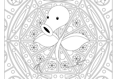 Bellsprout Coloring Page Pokemon Coloring Page Archives · Page 5 Of 37