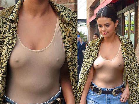 Selena Gomez Nipple See Through Upskirtstars