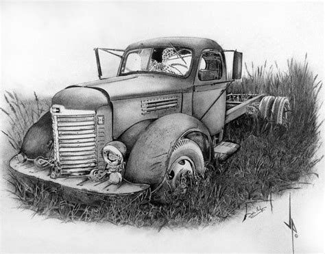 Download 586 truck drawing free vectors. Resultado de imagen para pencil drawings of old trucks | Dibujos a lápiz