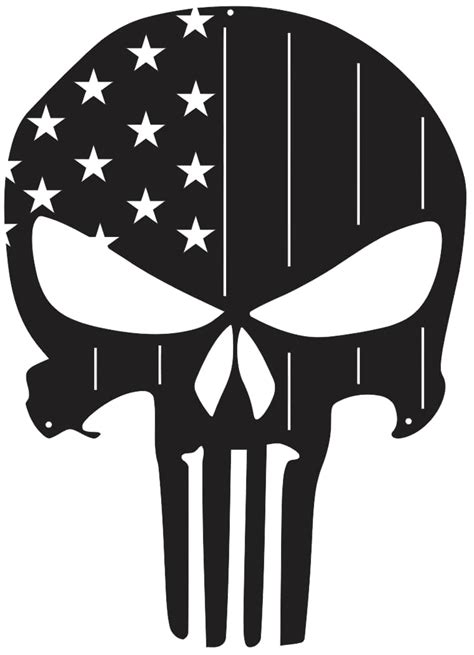 Beard Punisher Usa Flag Skull Free Dxf Files For Silhouette Free Vector Images And Photos Finder