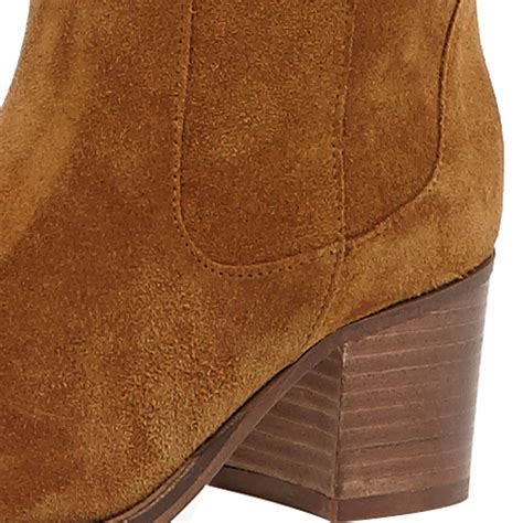 River Island Tan Brown Suede Knee High Boots In Brown Lyst