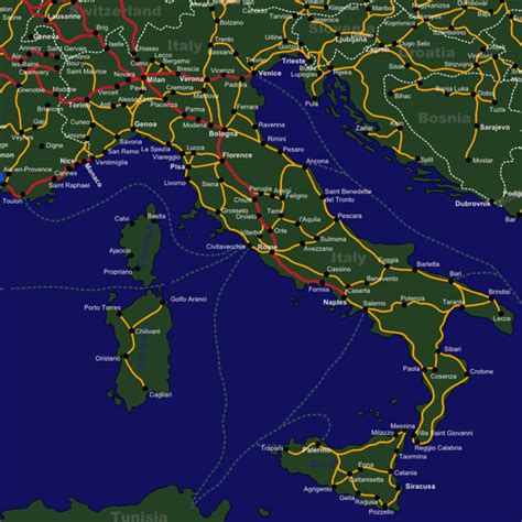 Italy Rail Travel Map European Rail Guide Travel Maps Travel Life