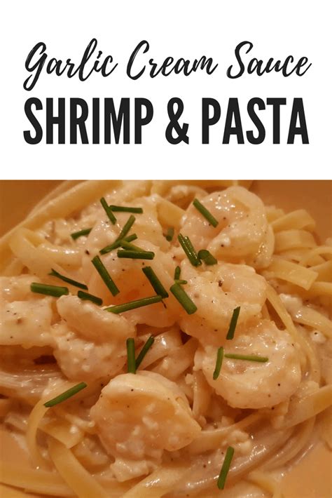 For over 50 years, customers requested this recipe but my father would never give it out. Shrimp with Garlic Cream Sauce over Pasta - Julias Simply ...