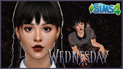 The Sims 4 Cas Machinima 🌼 Wednesday Addams Primrose Sims 심즈 4