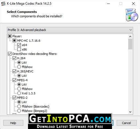For the file that you want to download. K Lite Mega Codec Pack 14.4.5 Free Download