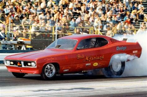 Bob Mcfarlands Dodge Demon Fc Doing A Smokey Burnout Funny Car Drag