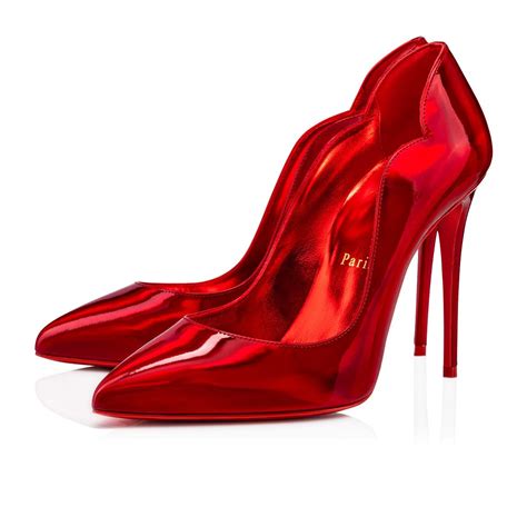 Hot Chick 100 Red Leather Women Shoes Christian Louboutin
