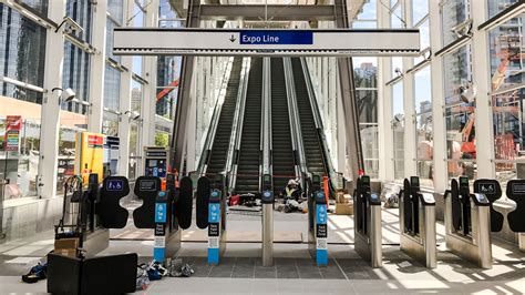 New Escalators At Metrotown Skytrain Station Are Now In Service The