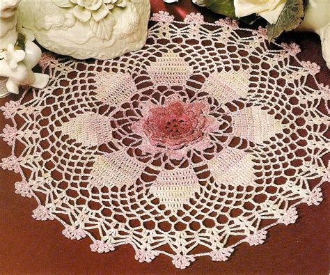 Rose Doily Free Crochet Pattern Crochet Crochet Patterns Crochet My