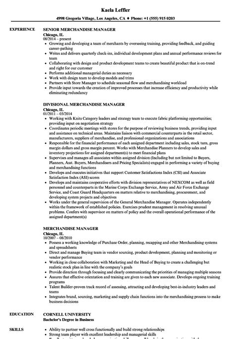 Sample Resume For Merchandiser Job Description Merchandiser Resume
