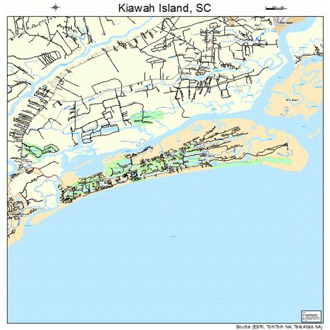 Printable Map Of Kiawah Island Printable Word Searches