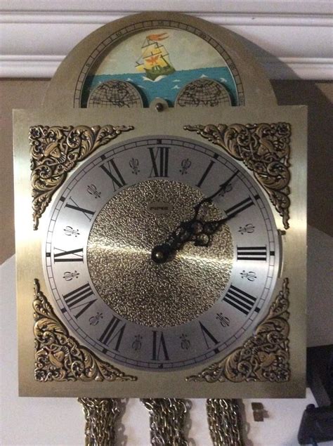 Vintage Grandfather Clock Parts Piper 1862852934