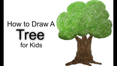 This tutorial shows the sketching and drawing steps from start to finish. How to Draw a Tree for Kids - YouTube