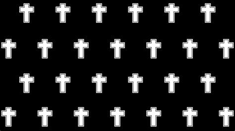 Black And White Crosses Wallpaper