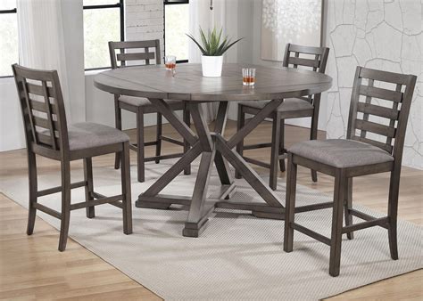 Winners Only Stratford Dst36060 4xdst345124 5 Piece Counter Height Dining Table Set Arwood S