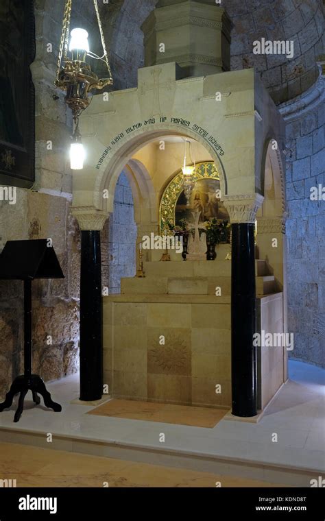 An Altar Dedicated To Saint Dimas The Good Thief Inside Chapel Of St